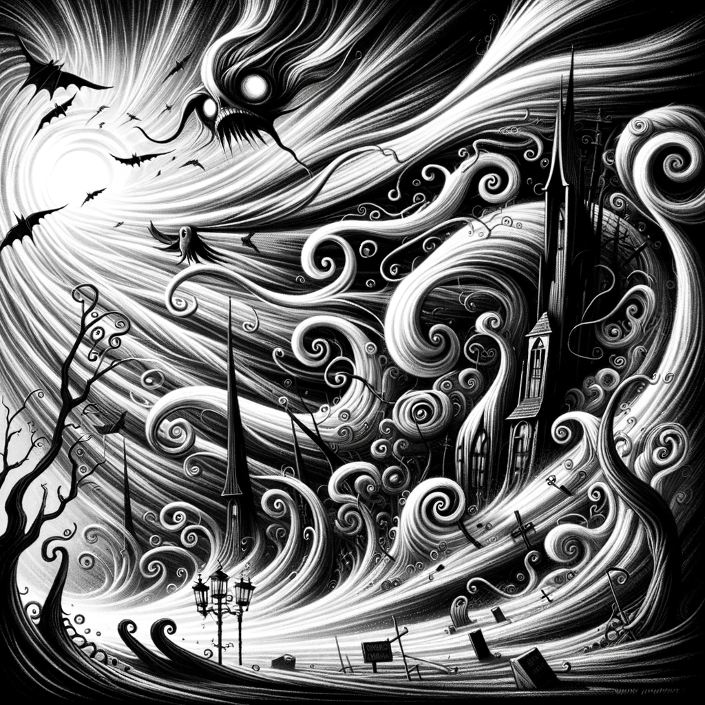DALL·E 2024-01-21 20.00.34 - A visually striking illustration in the style of Tim Burton, c.png