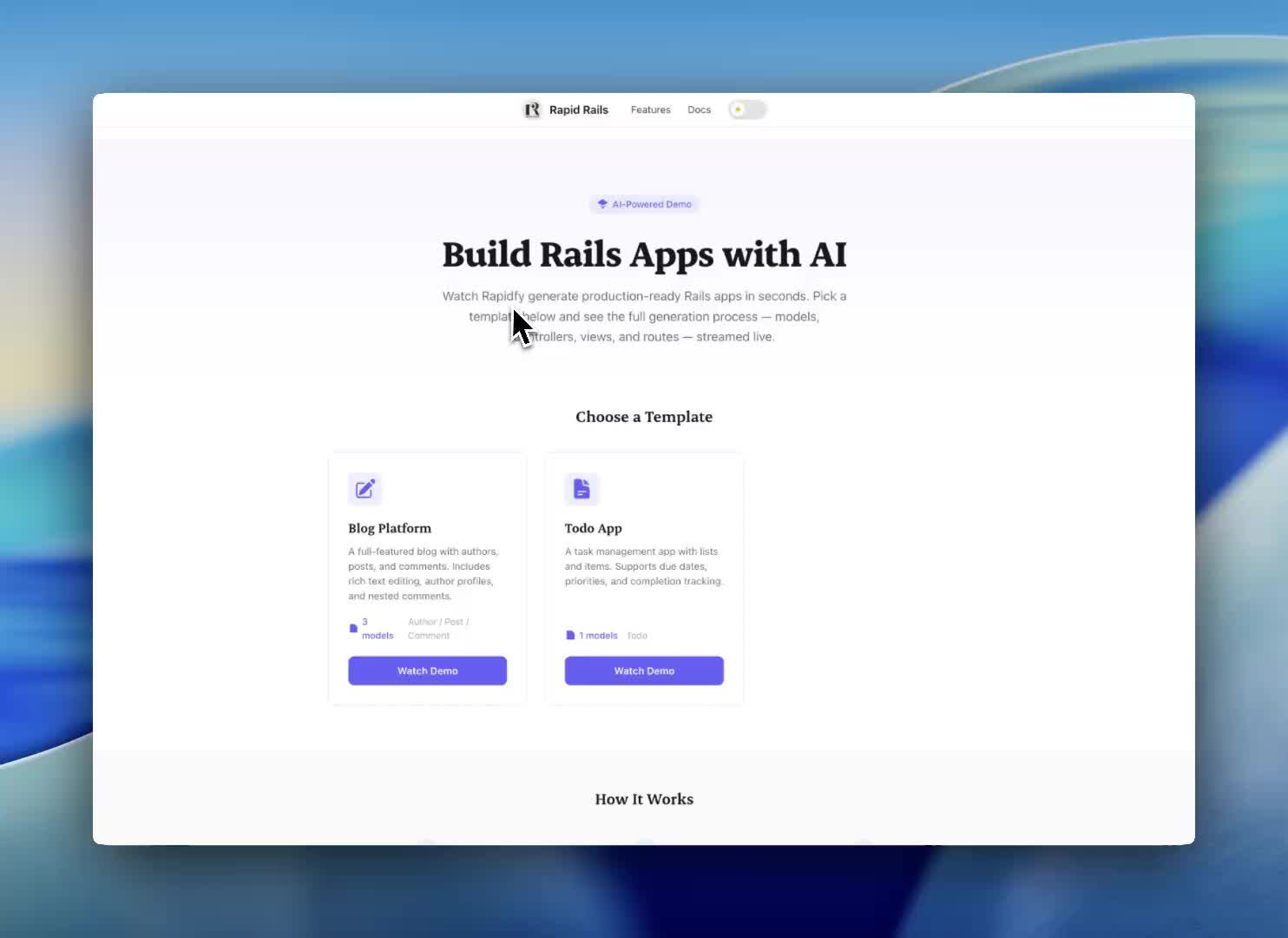 How I went from one button to building entire Rails apps in 10 seconds