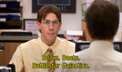 08 bears beets battlestar galactica.gif