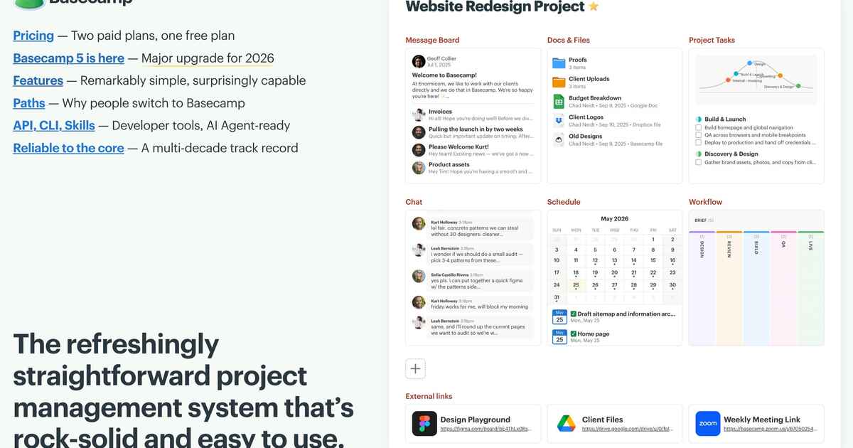 `Basecamp Five` Ships With Lexxy Editor and Keyboard-First Navigation
