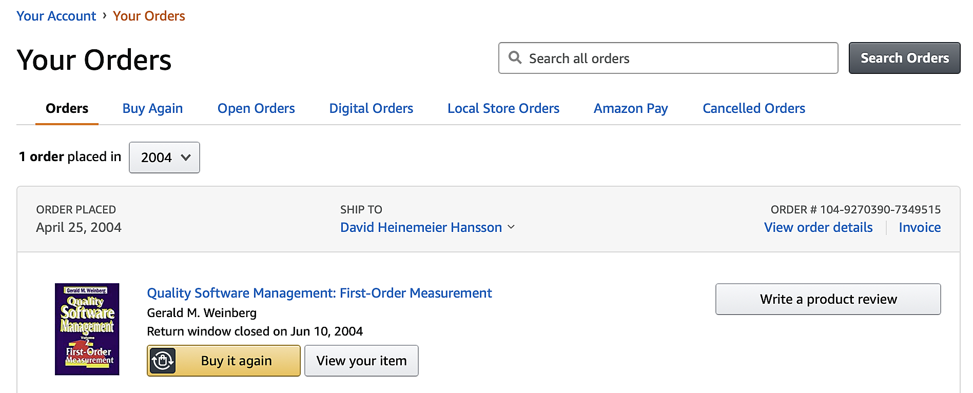 my amazon book purchases from 2004 are still in the database.png