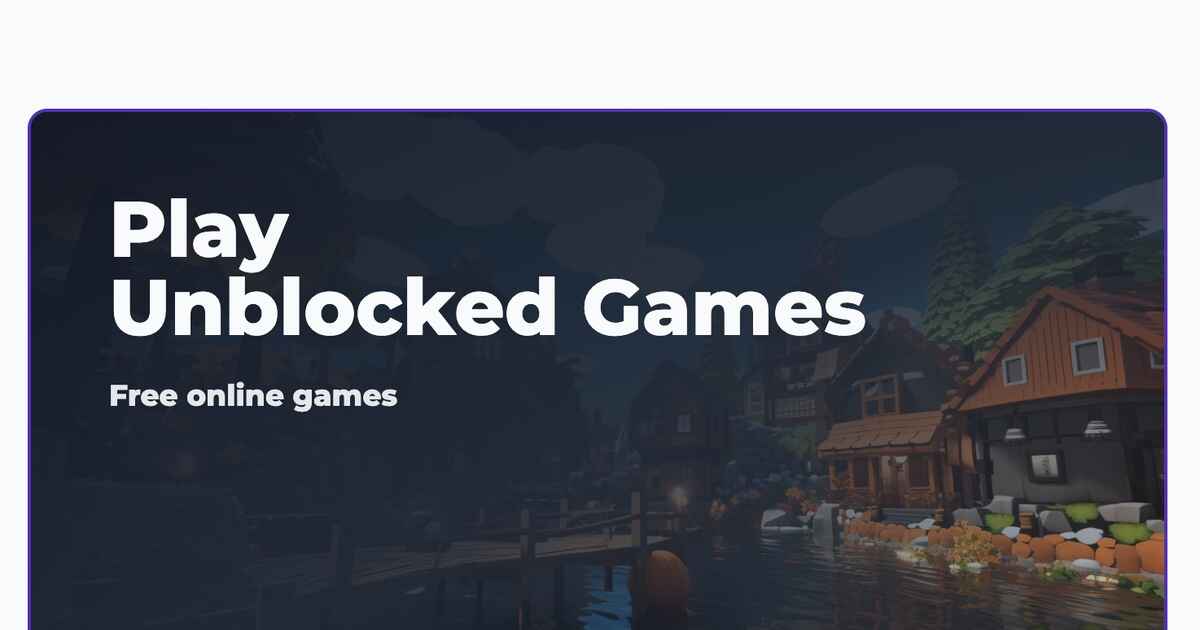 Home  Unblocked Games Online