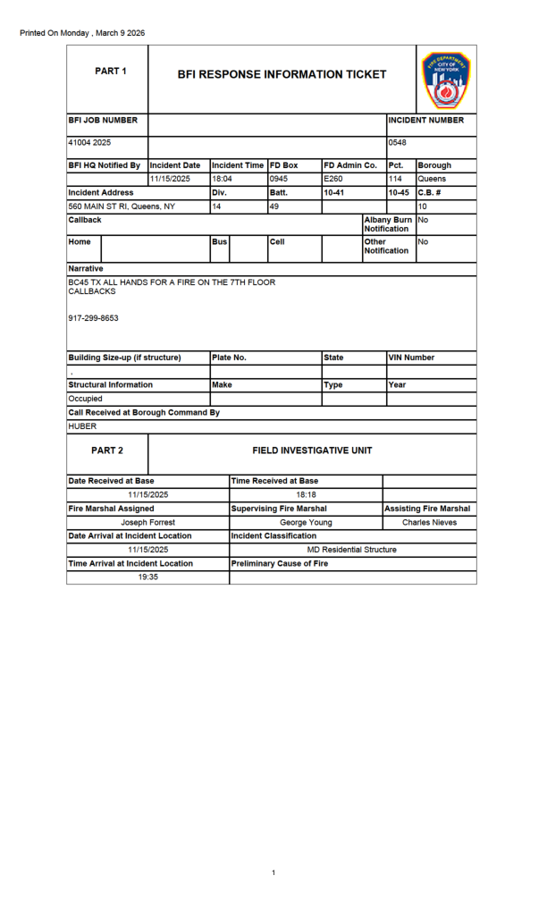 Ex B - Fire Marshal Report.pdf