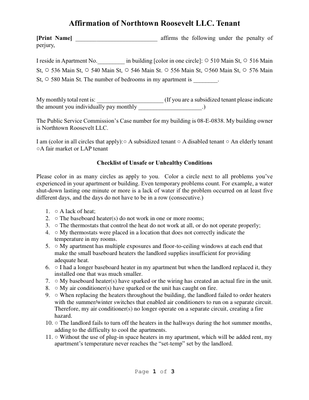 Affirmation of Tenant for  Roosevelt Landings.pdf